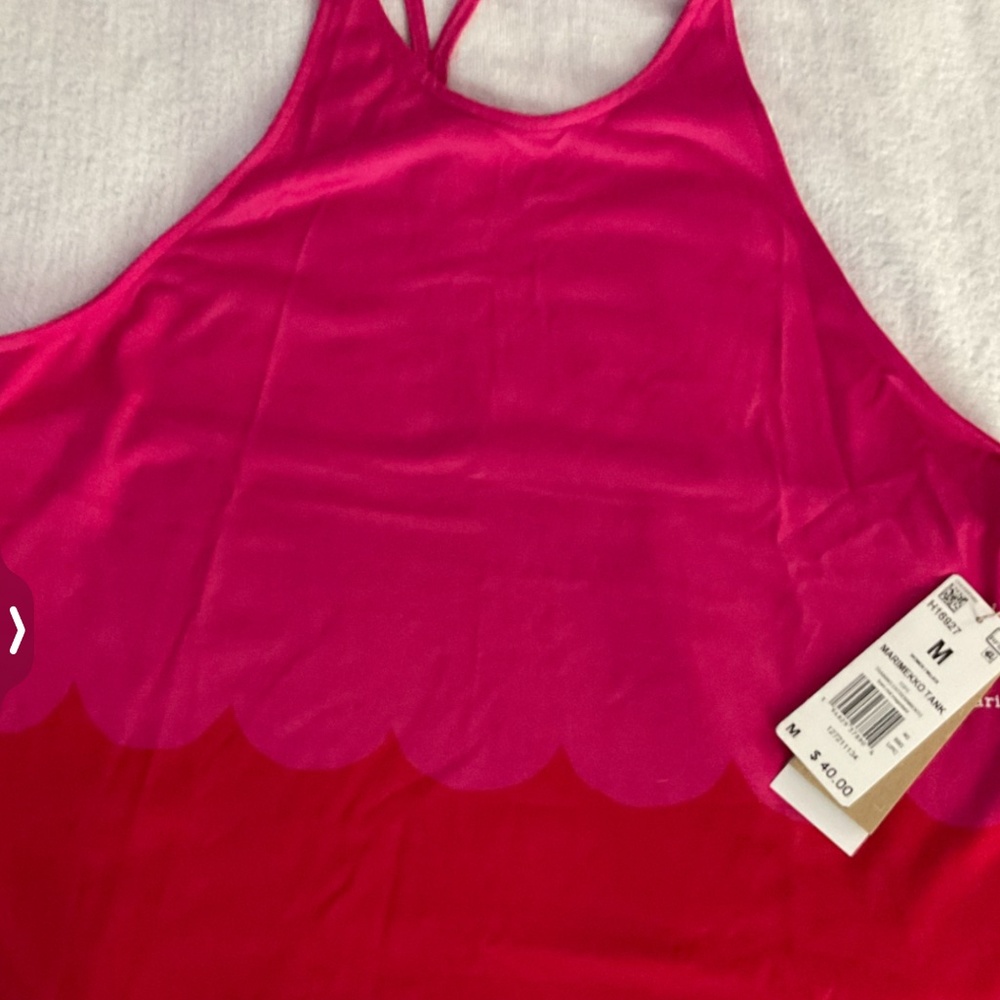 Marimekko Adidas Tank Top Brand New With Tags Size Medium Red and Purple